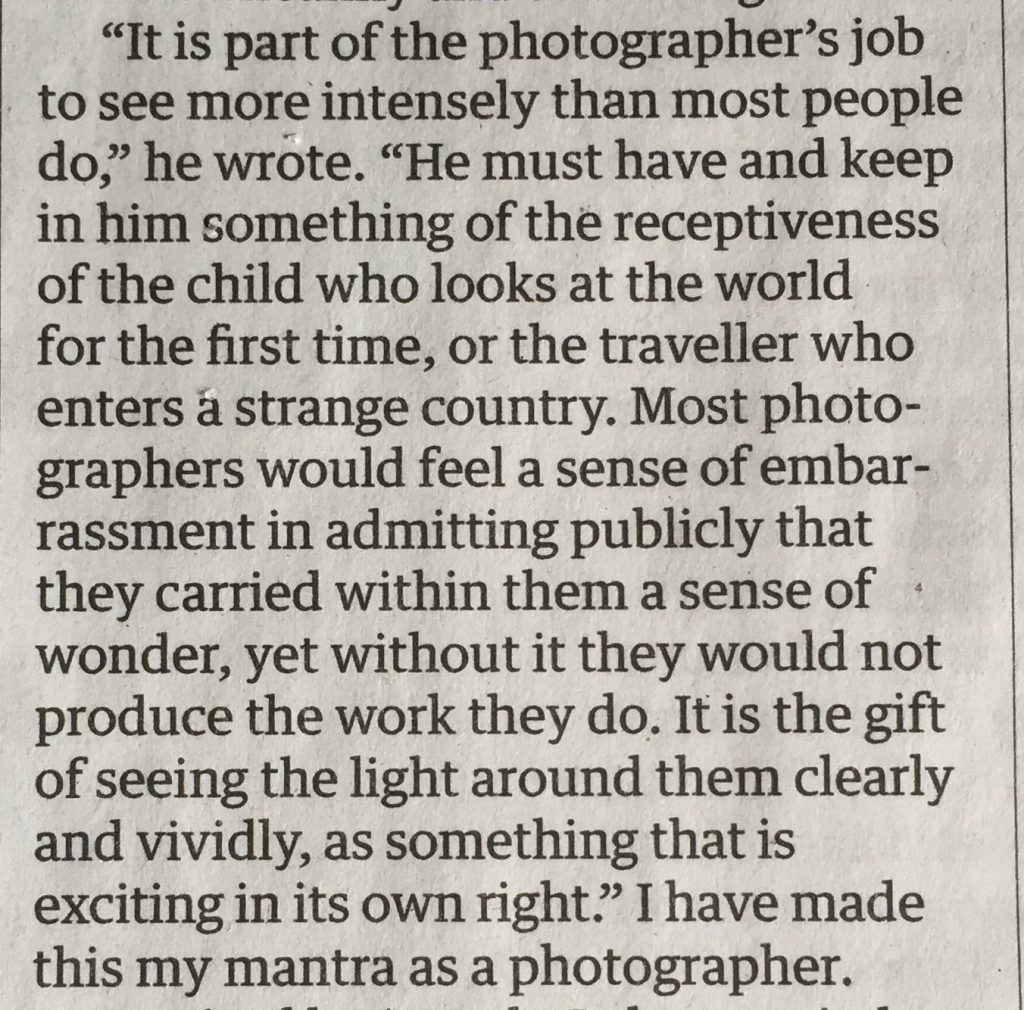 Image of quote in paper